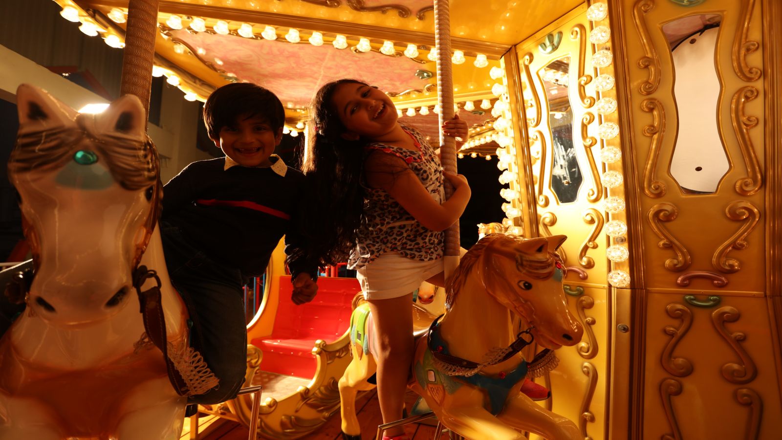 Carousel at Wonderla Hyderabad Park