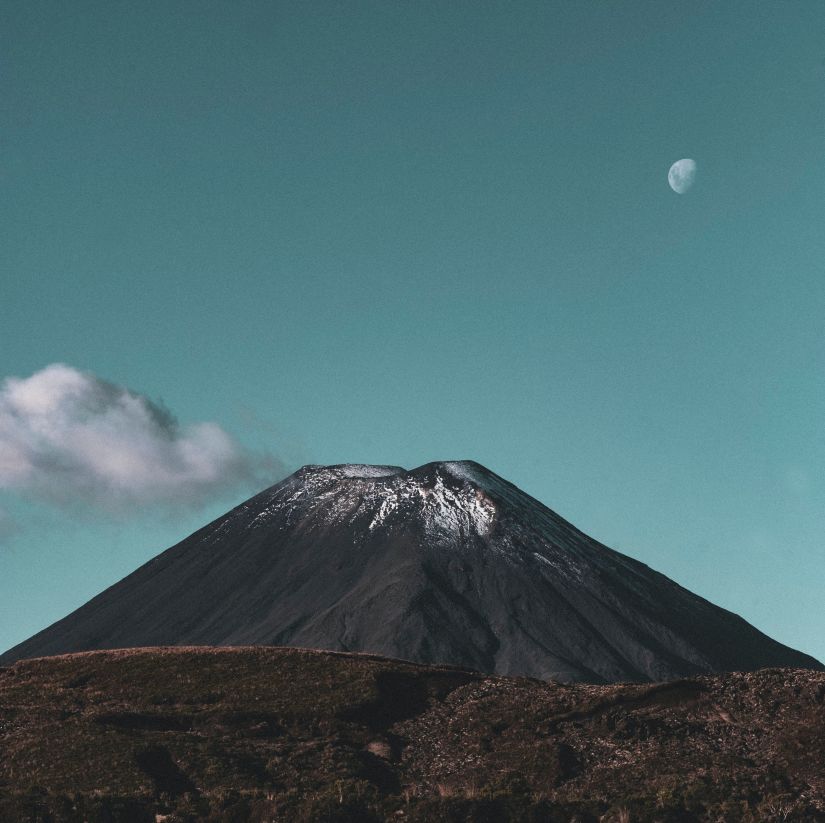 Picture of a volcano