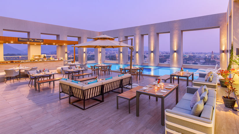 Terrace Lounge at Sarovar Junagadh 1