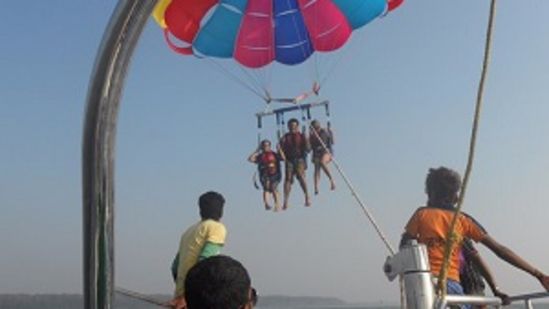 parasailing, Lotus Beach Resort, Murud Beach-Dapoli, Ratnagiri