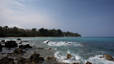 Sitapur Beach in Andaman and Nicobar Islands