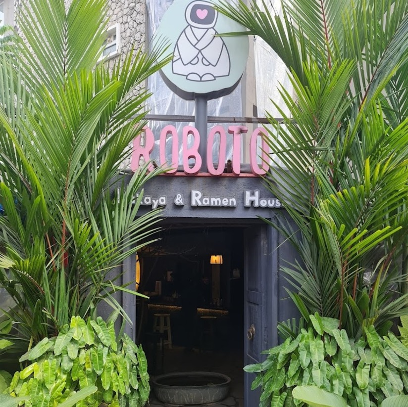 Roboto ramen house entrance