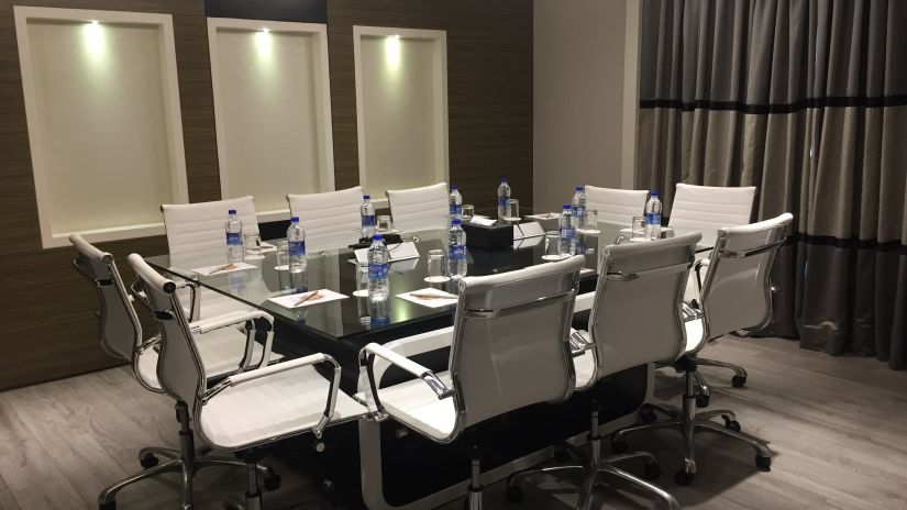 The Empresa Boutique Hotel - the boardroom sitting style at the conference hall in Mumbai