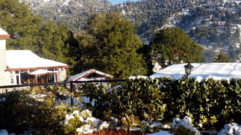 The Naini Retreat Hotel, Nainital Nainital Snow fall 2014