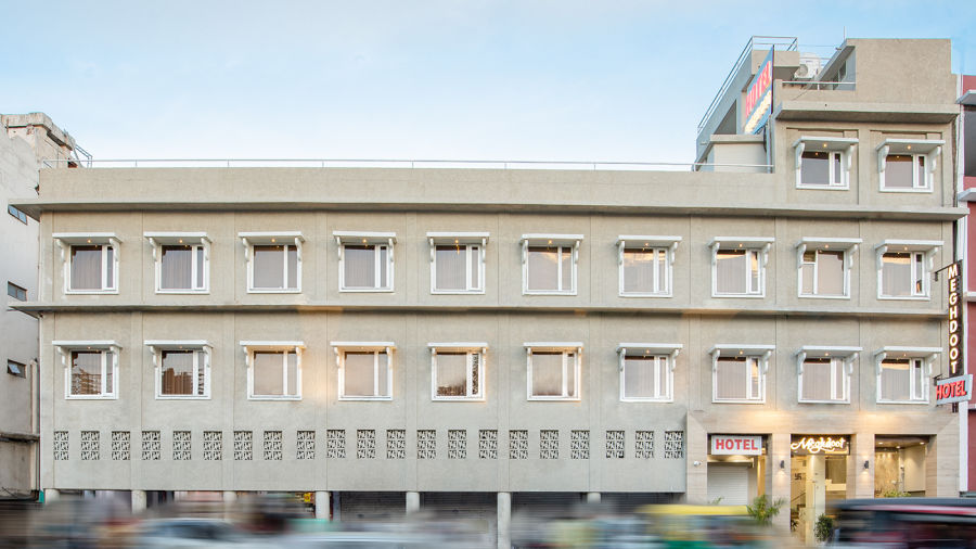 Facade of Hotel Meghdoot, Bhopal