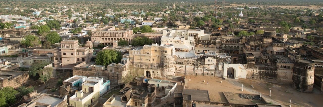 ariel view shot of property during daytime  - Hotel Castle Mandawa, Jhunjunu