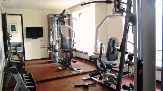 Gym facility at Marasa Sarovar Portio Rajkot Business Hotel in Rajkot, Near Rajkot airport