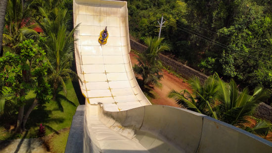 an overview of the Boomerang Slide - Black Thunder, Coimbatore