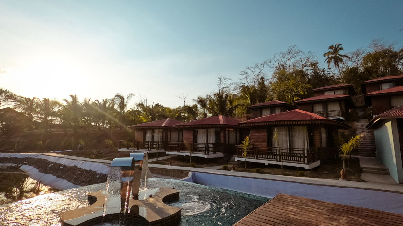 view of the outdoor swimming pool at Symphony Samudra Beachside Jungle Resort And Spa, Port Blair