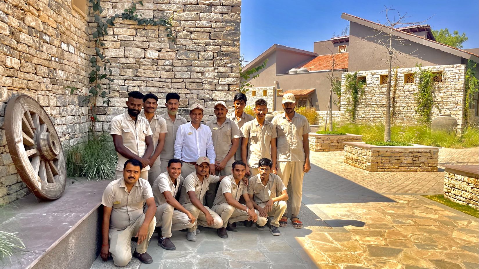 the housekeeping team at Aramness