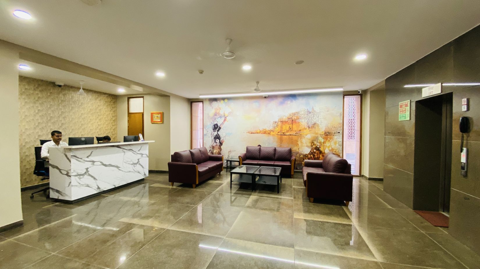 Reception Lobby recpetion desk and sofa - Southern Grand Kashi