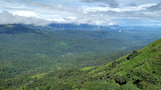 a bird s eye view of the lush hilly fields in Coorg an ideal destination for Romantic weekend getaways