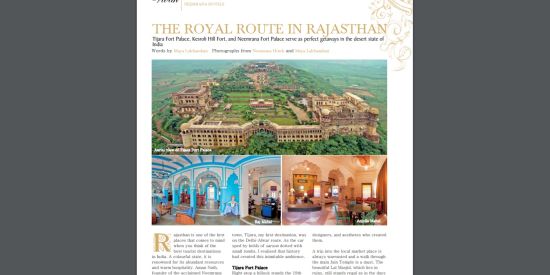 The Royal Route in Rajasthan