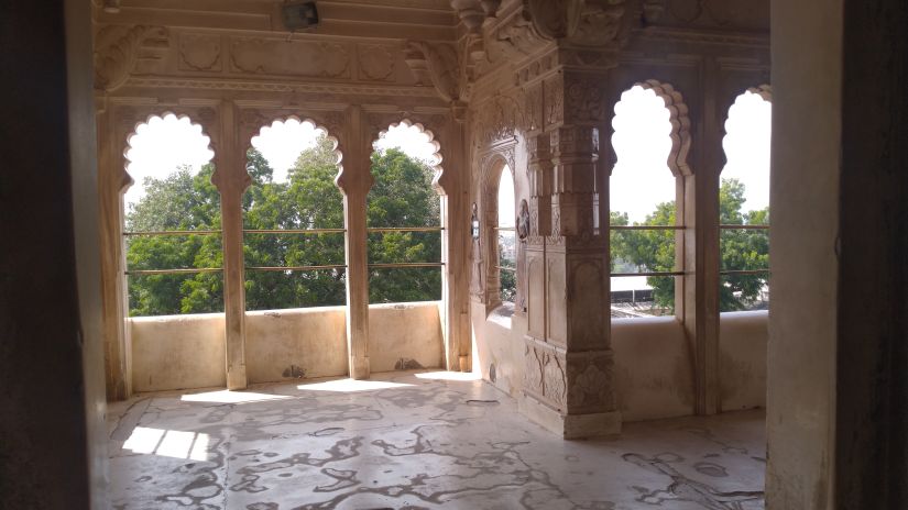 interior view of palatial remains during daytime