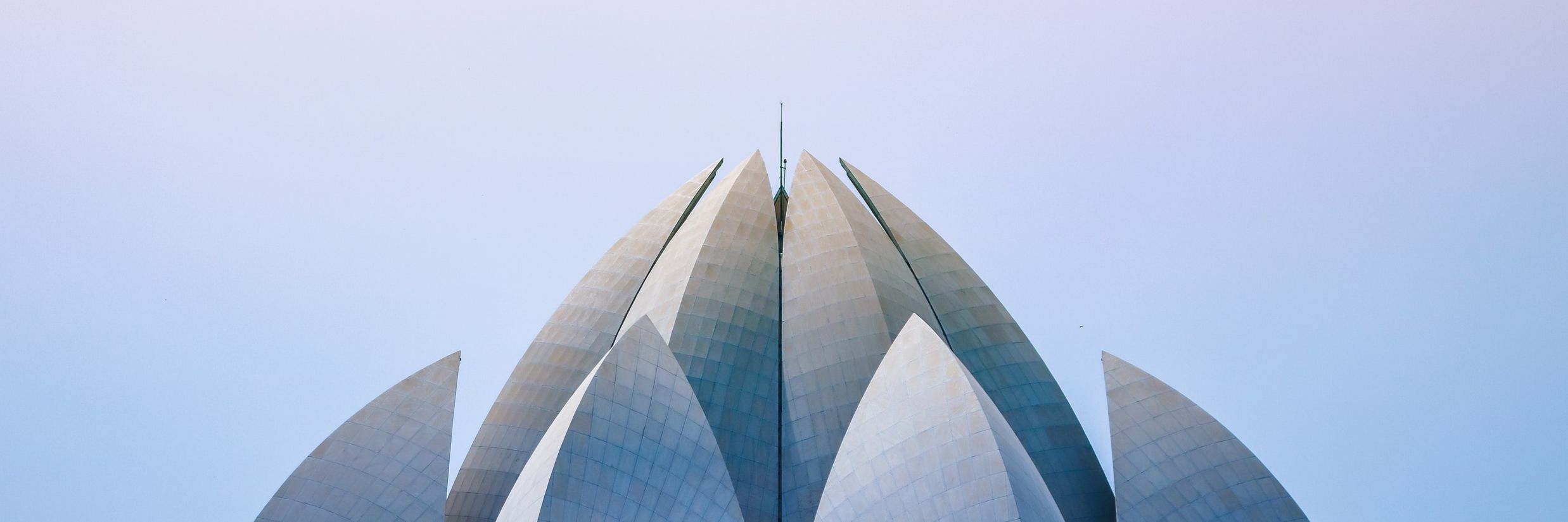 Beautiful Lotus temple in Delhi