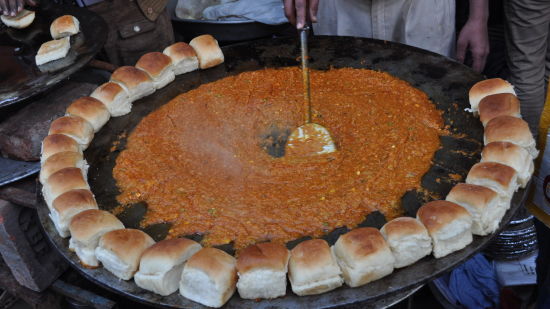 pav bhaji stand in mumbai