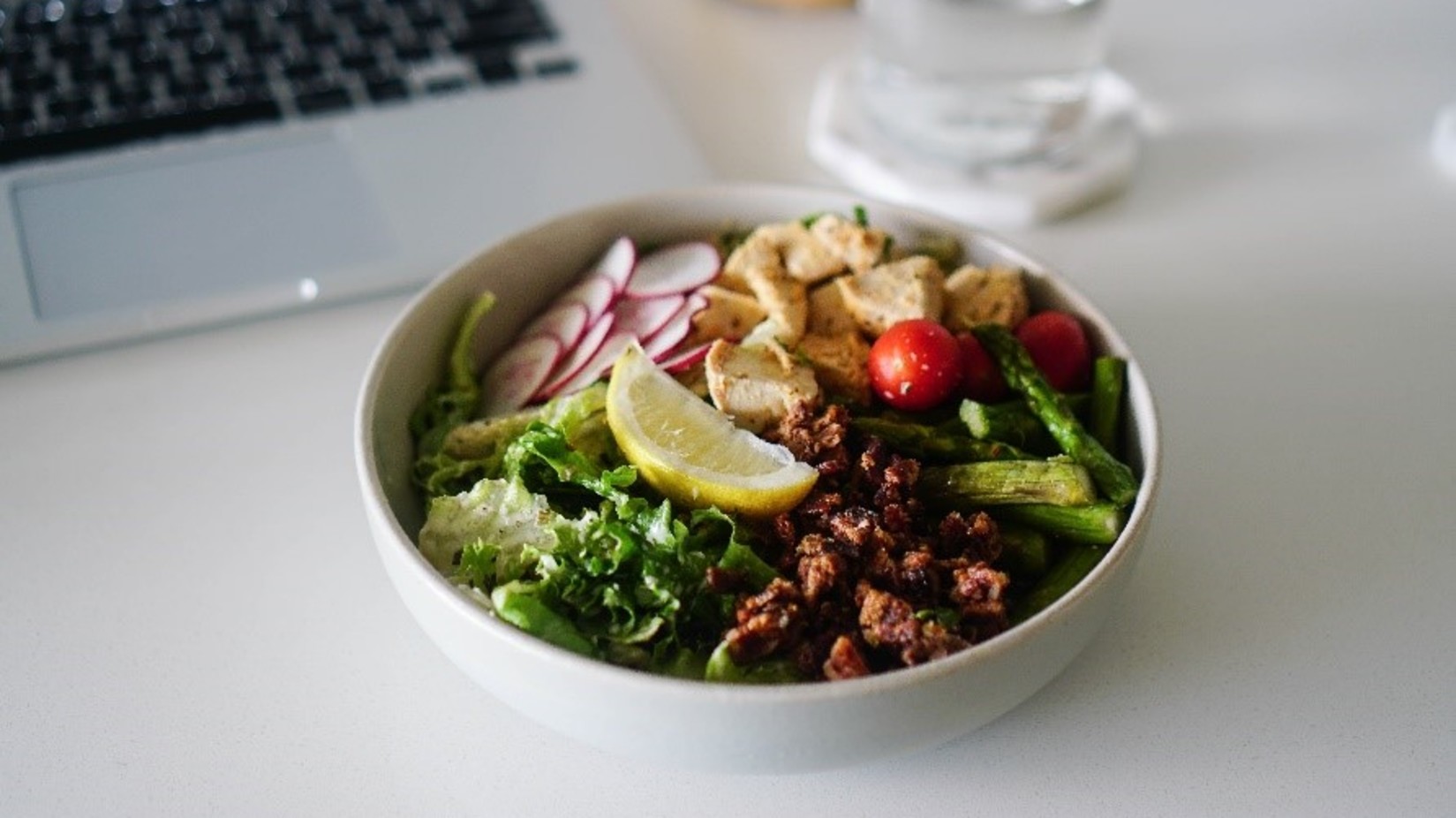 a bowl of healthy food including vegetables