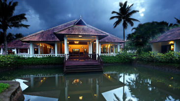 Lagoon Area at our resort in Kumarakom, Abad Whispering Palace, Kumarakom-20