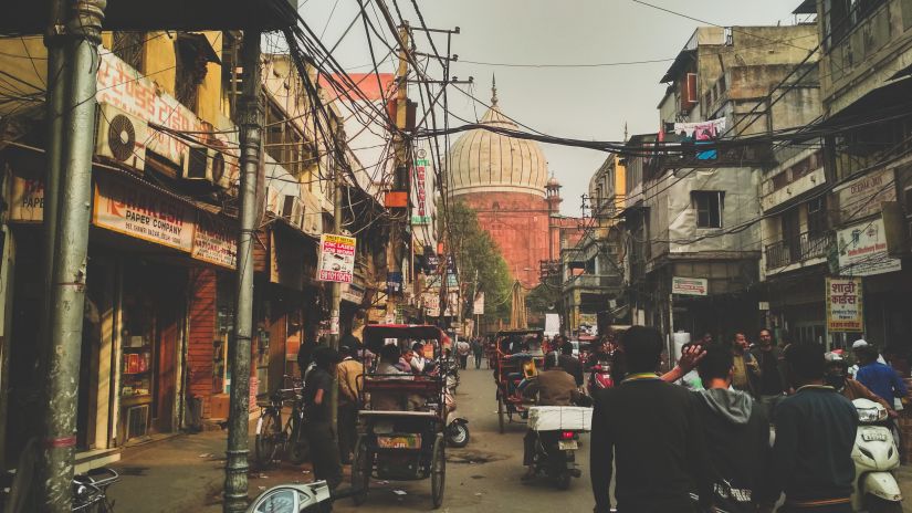 Chandni Chowk roads in Delhi