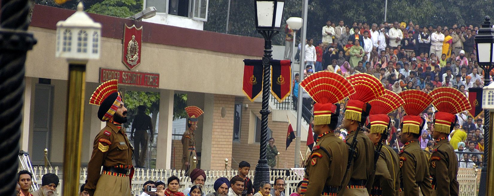 Wagah border, Golden Sarovar Portico, Amritsar