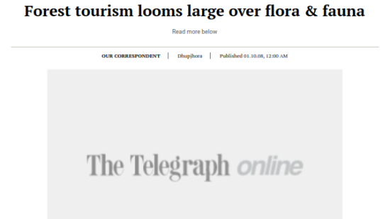 forest tourism loom large over flora & fauna