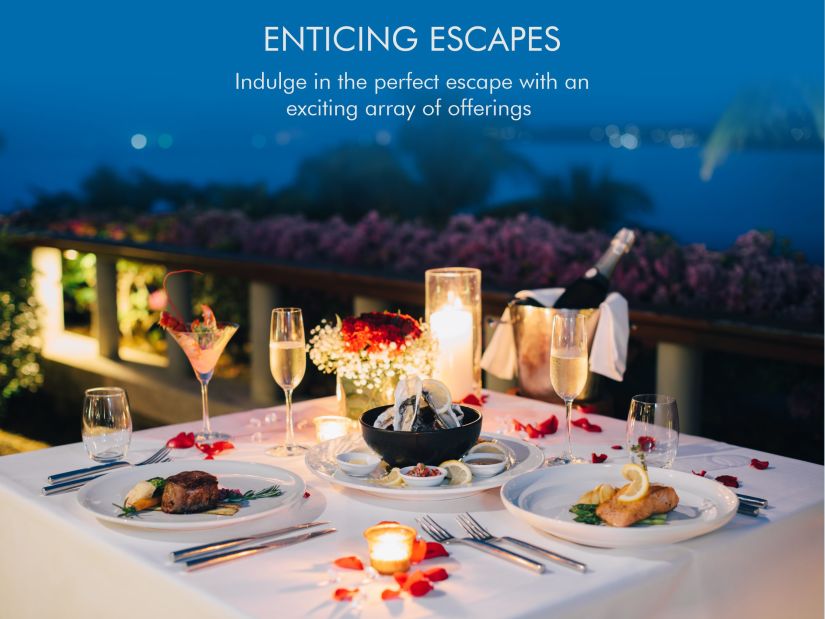 ENTICING ESCAPES offer poster