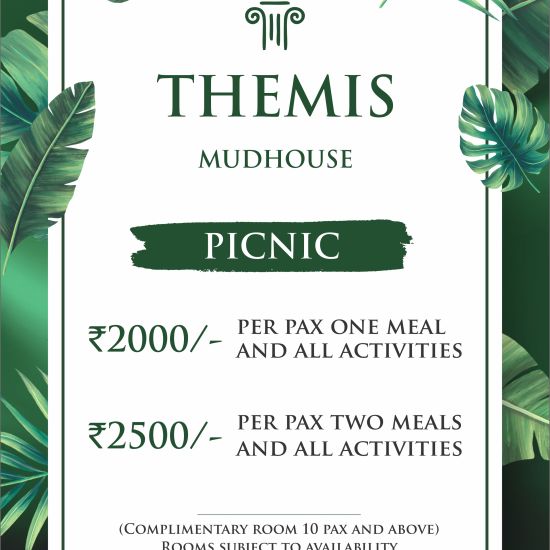 Themis Mudhouse Singhpura Picnic Package creative at Themis Mudhouse - A Nature's Retreat Resort & Wellness