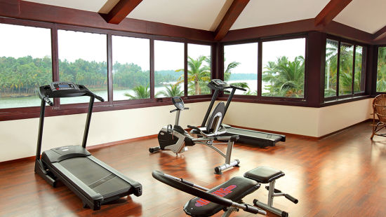 Interior of a gym at Fragrant Nature Kollam