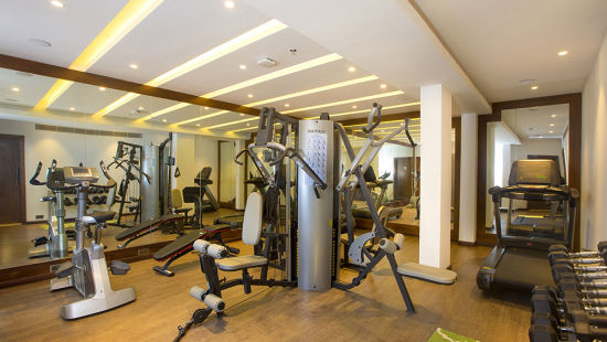 Gym equipment in the Gym at Fragrant Nature Munnar