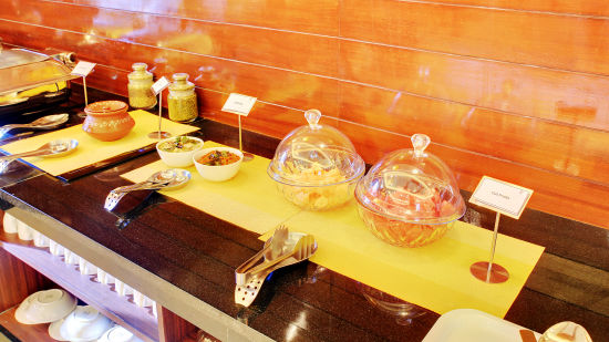 food laid out on the counter at our restaurant