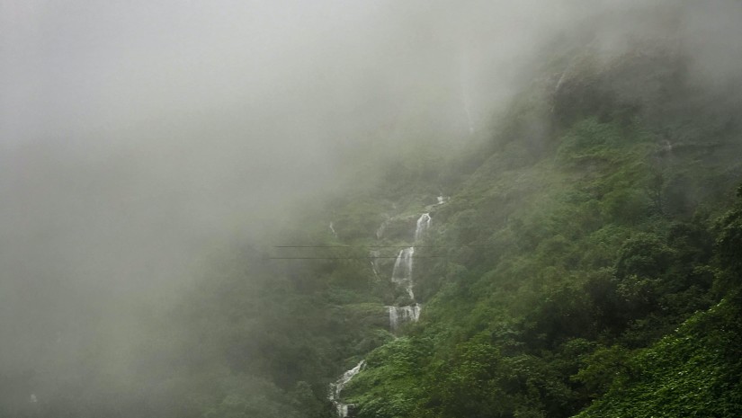 fog on a mountain