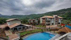 pool drone view - Mastiff Grand La Villae Resort, Lonavala