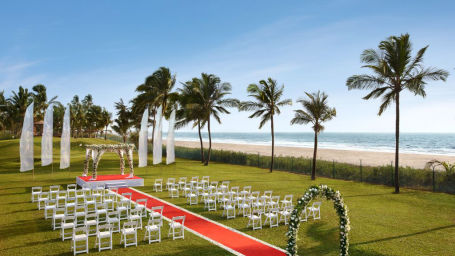 Wedding-Garden-Setup at beach resort in South Goa - destination wedding in Goa - Caravela Beach Resort, Goa