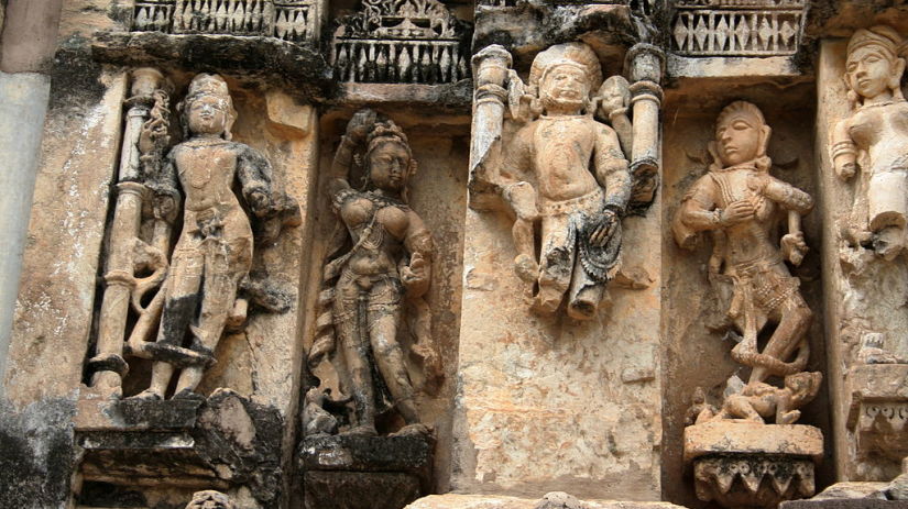 Hill Fort Kesroli - Alwar Kesroli Sculptures  Neelkanth temple  Alwar district  Rajasthan  India  IMG 1912