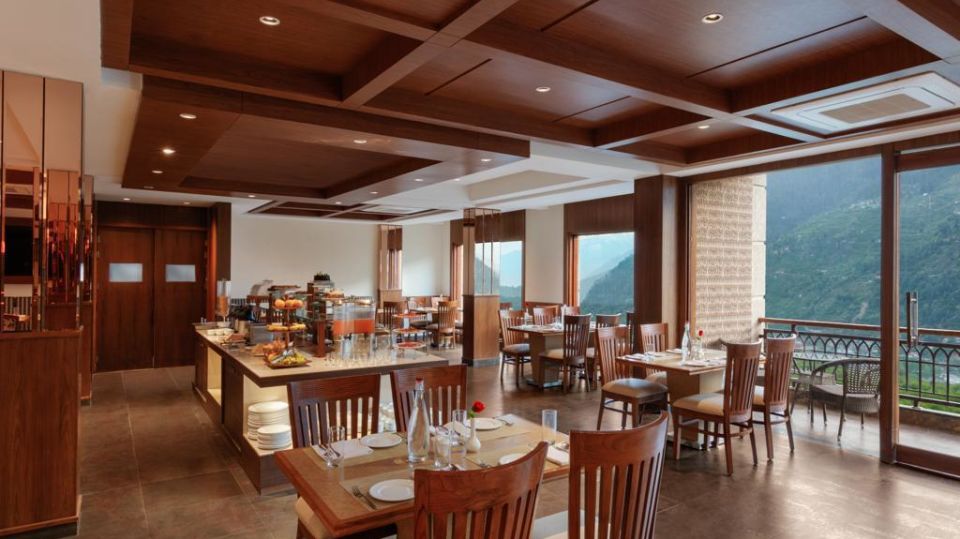 Restuarant at The Orchid Hotel Manali