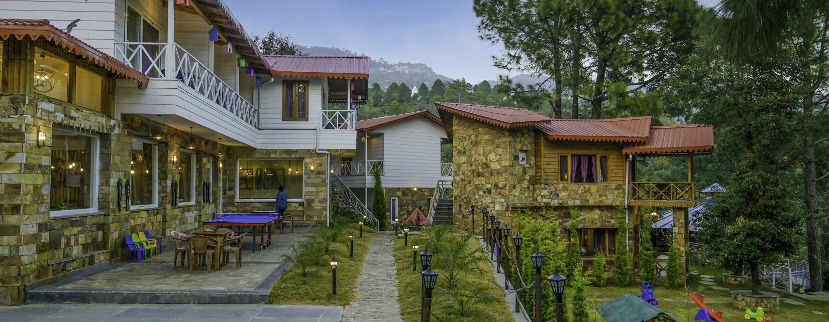 Exterior view of The Nature's Green Resort, Bhimtal