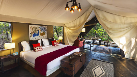 luxury tent-Reni Pani Jungle Lodge-satpura National park and reserve 4 ohu8bh