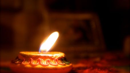 an image of a diya