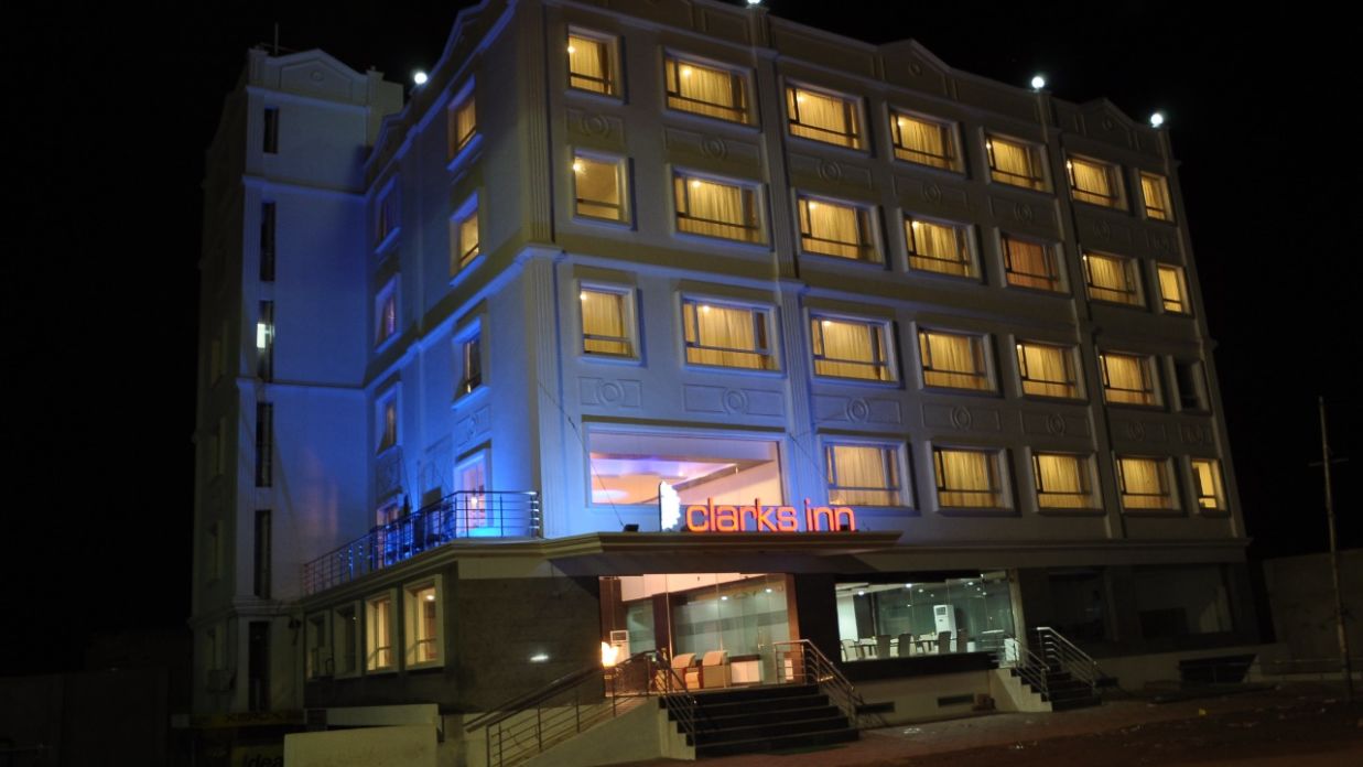 Facade of The Grand Clarks Inn - hotel in Badami 6