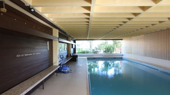 Indoor Pool in Hotel Löwen by Mastiff