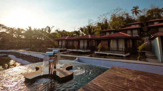 view of the outdoor swimming pool at Symphony Samudra Beachside Jungle Resort And Spa, Port Blair