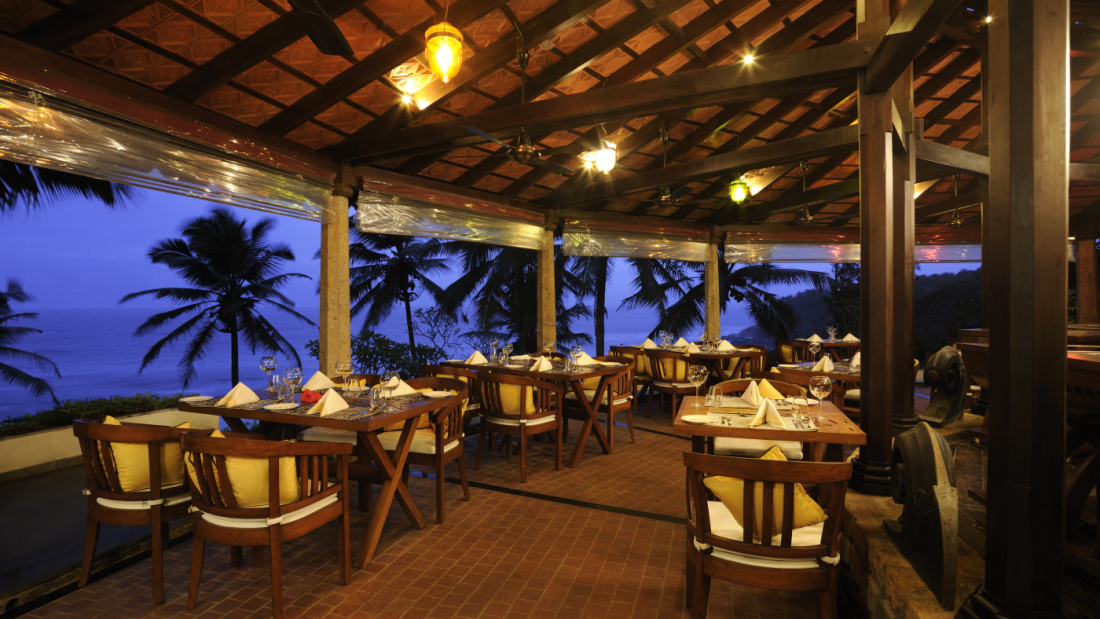 Restaurant at Niraamaya Retreats Surya Samudra, Kovalam Beach Resort 4