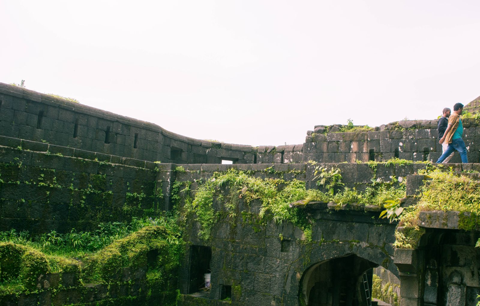 view of the ruins of a fort