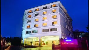 Facade of our hotel in Cochin, Abad Atrium, Cochin-17