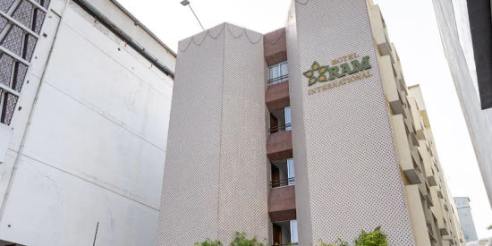 alt-text Low angle view of the exterior of the hotel - Hotel Ram International,  Pondicherry