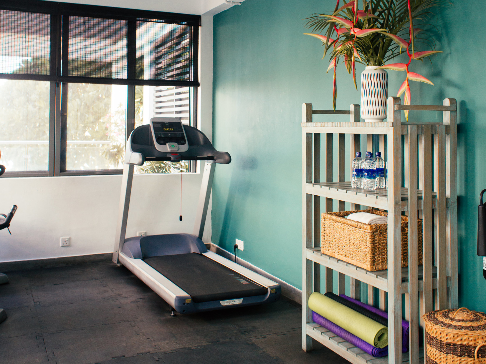 treadmill in OTP hotel fitness centre