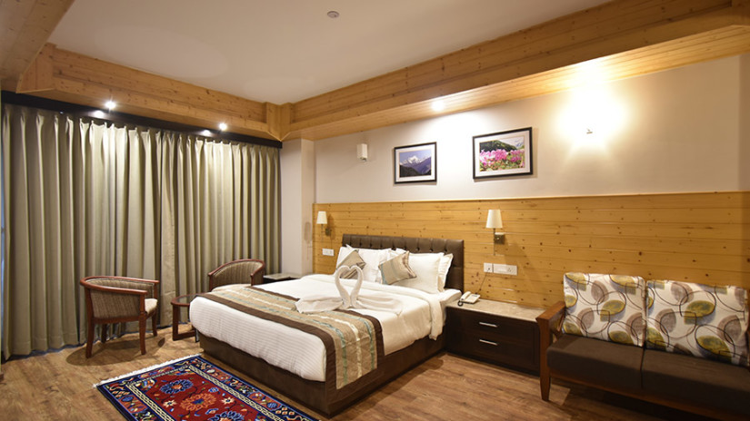 luxurious suite in Gangtok at Summit Alpine Abode Hotel