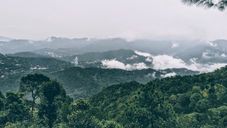 Mountain ranges in Shimla