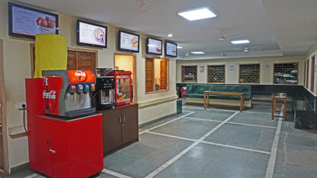 soda dispenser in Lotus Eco Resort Konark cafe