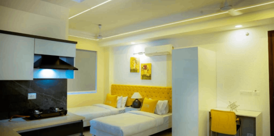 alt-text studio-service-apartments-in-gurgaon-bedrooms (1)